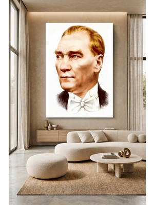 Wallivo Mustafa Kemal Atatürk Portre - Model 2 Kanvas Tablo