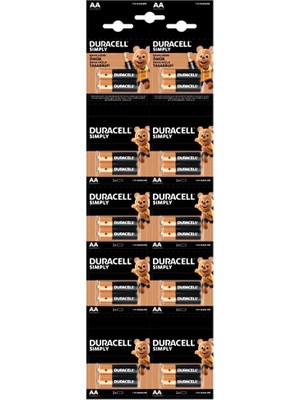 20'li Kartela 1.5 V Alkalin Aa Kalem Pil (Store-Mania)