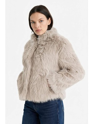 DeFacto Regular Fit Suni Kürk F6415AX25WN