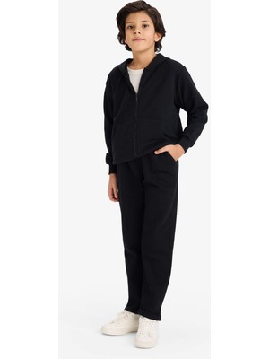 DeFacto Beli Lastikli Düz Paça Eşofman Altı Erkek Çocuk G6410A825CW