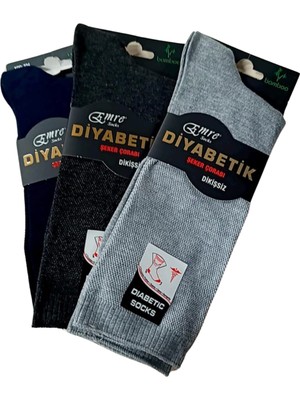 Çamaşır Kenti Emre Erkek Diyabetik Bambu Çorap 6 Adet