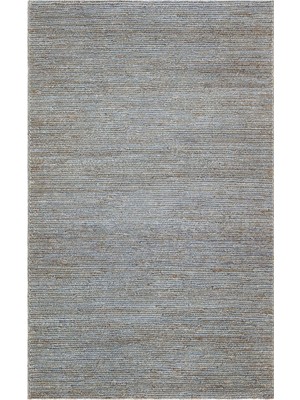 Akbel Halı Chıti Fine Slate Blue (SB03) - El Dokuma Naturel Jüt Hasır Halı