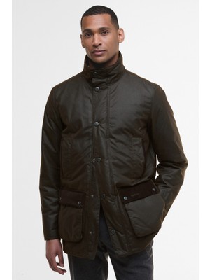 Barbour Modern Border Yağlı Ceket BR91 Dk Brown