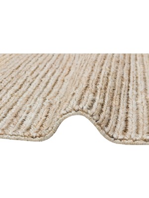 Akbel Halı Choti Fine D.Naturel (Eski Gri) - El Dokuma Naturel Jüt Hasır Halı