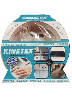 Kinetex Kınetex Su Sızdırmaz Bant 2,2mm*3mt KTX2749