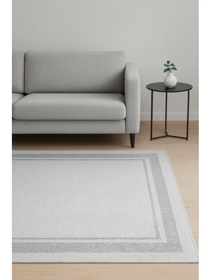 Ayduran Halı Sisal Çerçeveli Jut Taban Dekoratif Yıkanabilir  Yumuşak Iskandinav Hasır Görünümlü Toz Tutmaz Halı