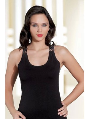 Çamaşır Kenti Şahinler Arkası Güpürlü Atlet B368