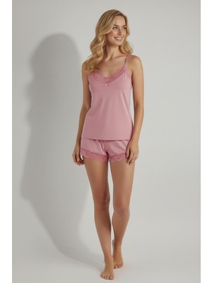 Ayyıldız 59443 Pudra Penye Şortlu Takım