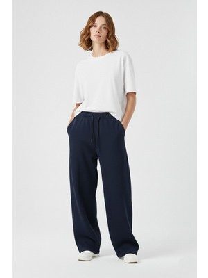 Kadın Baggy Oversize 3 Iplik Bol Paça Mevsimlik Eşofman