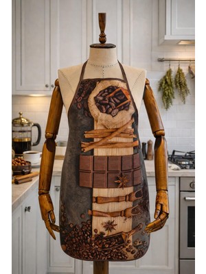 Limon Soft Dijital Baskılı Su Sıvı Geçirmez Leke Tutmaz Mutfak Önlüğü Salerno