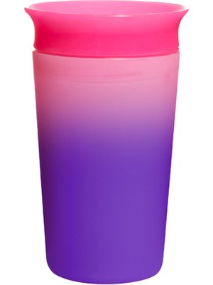 Munchkin Mucize 360° Renk Değiştiren Bardak – 266 ml, 12 Ay+, BPA İçermez, Pembe