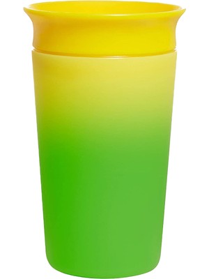 Munchkin Mucize 360° Renk Değiştiren Bardak – 266 ml, 12 Ay+, BPA İçermez, Sarı