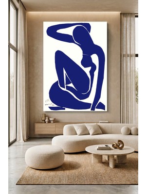 Wallivo Henri Matisse Blue Nude 2 Modern Sanat Kanvas Tablo