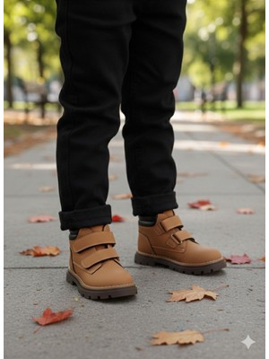 Sema Erkek Çocuk Kar Botu Su Geçirmez Kaymaz Tabaniçi Polar