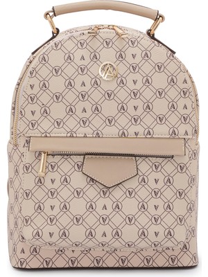 Armine Trend Önden Bantlı Sırt Çantası Bej ARM165