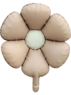 Best Parti Retro Krem Renk Papatya Folyo Balon