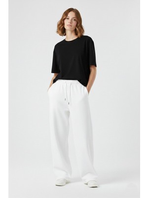 Kadın Baggy Oversize 3 Iplik Bol Paça Mevsimlik Eşofman