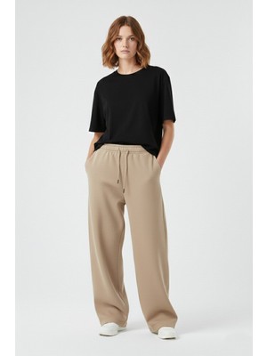 Kadın Baggy Oversize 3 Iplik Bol Paça Mevsimlik Eşofman