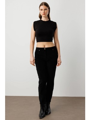 Ekol Dar Paça Kadife Pantolon 1051