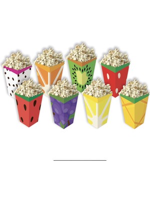 Best Parti Meyve Temalı 8'li Mısır Kutusu