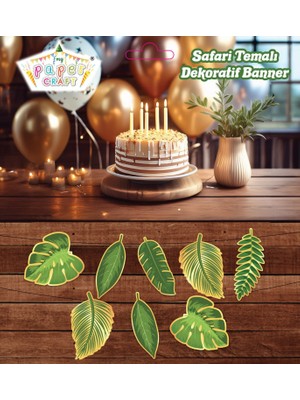 Bal10 Dünyası Yaprak Temalı Dekoratif Banner