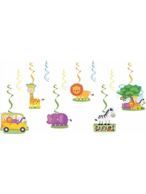 Best Parti 6'lı Safari Tavan Süsü