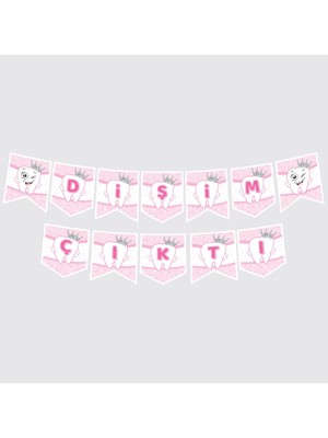 Bal10 Dünyası Dişim Çıktı Pembe Zigzak Banner