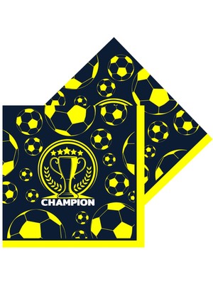 Best Parti Sarı Lacivert Taraftar Peçete 33X33 16'lı