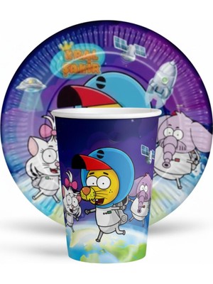 Best Parti Kral Şakir Temalı Tabak Bardak Seti