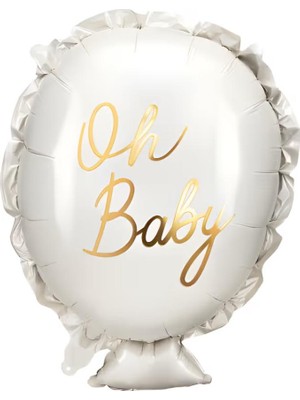 Best Parti Gold Oh Baby Yazılı Folyo Balon