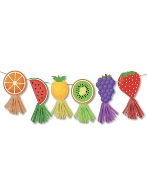 Rönesans Parti Meyve Temalı Dekoratif Banner