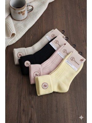 Strenna Angora Yün Çorap (4 Farklı Renk)