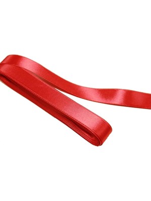 Rönesans Parti Saten Kurdela 1 cm 10 Metre Kırmızı