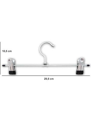 Ağırsoy 10 Adet Mandallı Tel Etek Pantolon Askısı 29.5