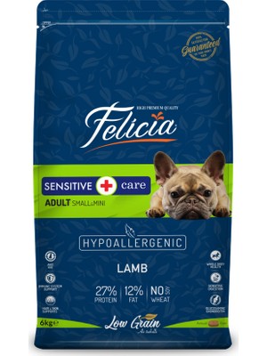 Felicia 6 Kg Yetişkin Kuzulu Small/Mini Az Tahıllı HypoAllergenic