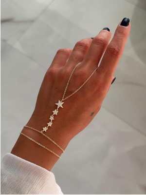 Hercy Renk Atmaz Yıldız Şahmeran | Yıldızlı Şahmeran Bileklik | Zirkon Taşlı Ithal Şahmeran