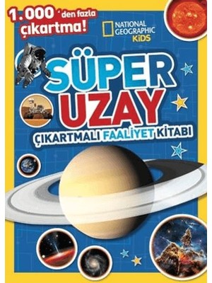 Nerm National Geographic Kids Süper Uzay Çıkartmalı Faaliyet Kitabı