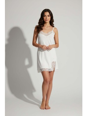 Ayyıldız 59442 Ekru Penye Gecelik