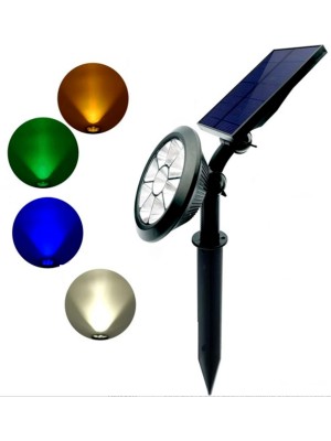 Cata CT-7321 18W RGB Solar Bahçe Armatürü Siyah Plastik Malzeme ile Enerji Tasarruflu Aydınlatma