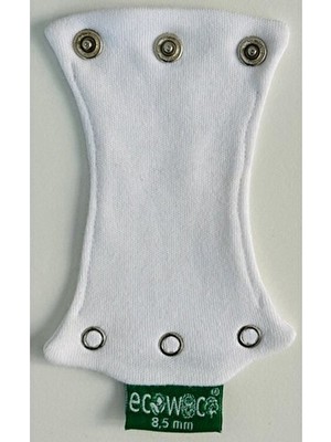 Ecowoco Organik Body Uzatma Aparatı %100 Pamuk Kumaşlı ( 3 Çıtçıtlı 8,5 MM)