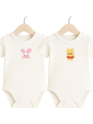 Babytex %100 Pamuklu 2li Zıbın Omuzdan Çıtçıtlı Body &zıbın
