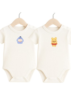 Babytex %100 Pamuklu 2li Zıbın Omuzdan Çıtçıtlı Body &zıbın