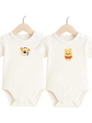 Babytex %100 Pamuklu 2li Zıbın Omuzdan Çıtçıtlı Body &zıbın