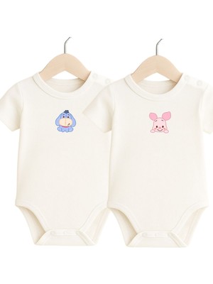 Babytex %100 Pamuklu 2li Zıbın Omuzdan Çıtçıtlı Body &zıbın