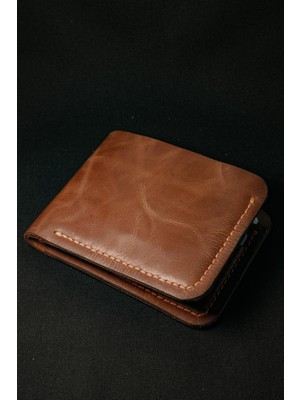 INKD Deri Klasik Erkek Cüzdan - Hakiki Dana Derisi - El Işçiliği