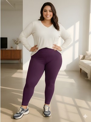 Sngl Kadın Büyük Beden Çelik Interlok Kumaş Toparlayıcı Tayt 3xl 4xl 5xl 6xl 7xl 8xl 9xl