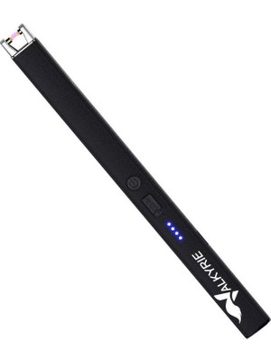 Valkyrie USB Şarjlı Elektrikli Arc Çakmak | Mum Için | Gazsız | Rüzgar Kırıcı | Çift Emniyetli | Siyah Renk