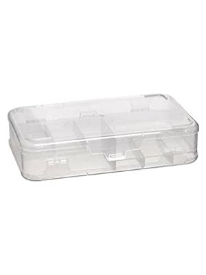 Storemax Şeffaf Plastik Bölmeli Çift Taraflı Hobi Dikiş Iğne Kutusu Düzenleyici Balıkçı Malzeme Saklama Organizer (1)