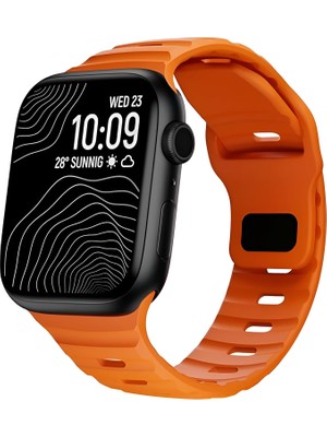 Storemax Yumuşak Silikon Su Geçirmez Band, Ultra Kordonları ile Uyumlu 49/45/44/42 Mm, Iwatch Serisi 8 7 6 5 4 3 2 1 Se Ultra Için Erkek Kadın Spor Kordonu