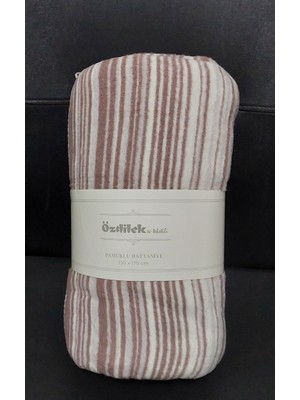 Özdilek Pamuklu Dizüstü Tv Battaniye (130X170)-STRIPED Lila